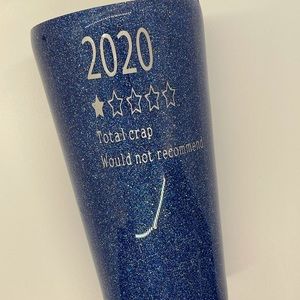 Custom glitter tumbler!